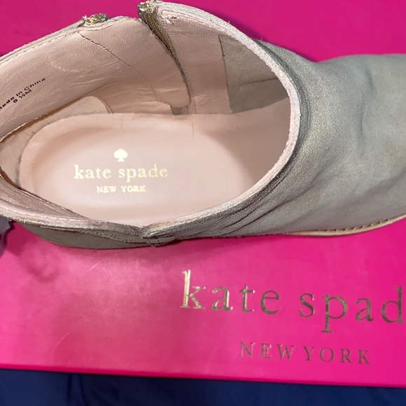 Kate Spade suede booties, size 9 1/2 - Picture 5 of 6